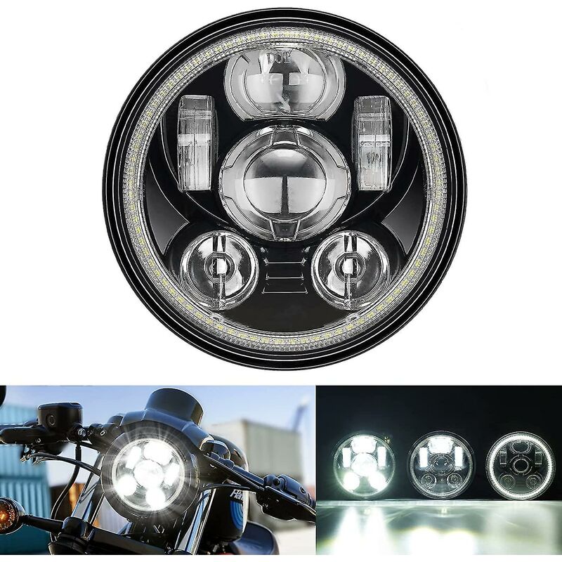 Jx 5.75 Inch Halo Led Headlight Faro per