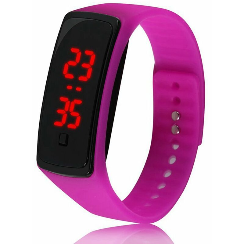 

JY0932 Reloj electronico digital multifuncion Moda Casual Reloj de pulsera deportivo al aire libre Reloj con pantalla de hora y minuto para