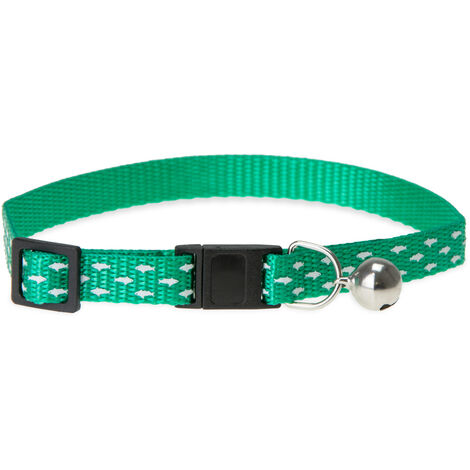 K Art Sportiv Plus Cat Collar, 10 mmx30 cm Campana, squalo