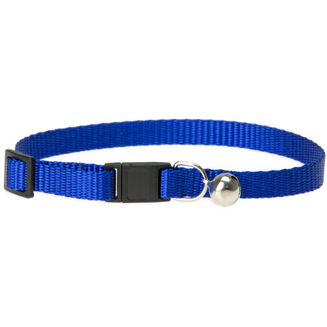 K Art Sportiv Plus Cat Collar, 10 mmx30 cm campanello, blu