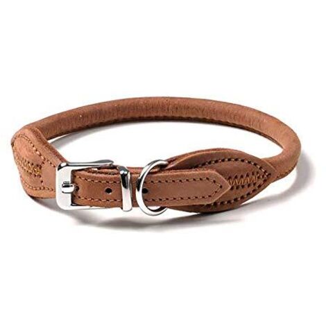 K BUFFALO COLLAR ROUND, 10 mm 55 cm marrone