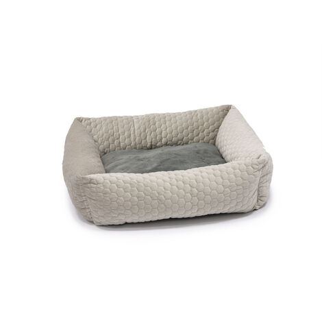 K CAMA PERRO TERCIOPELO 55 X 50 X 20 CM BEIGE