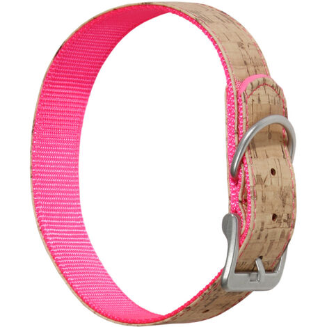 K COLLAR CORK ROSA 45 CM 24 MM