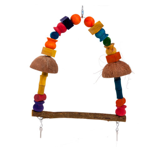 K COLUMPIO PARA LORO RIO DE JANEIRO, 36 X 36 CM BIRD´S WORLD