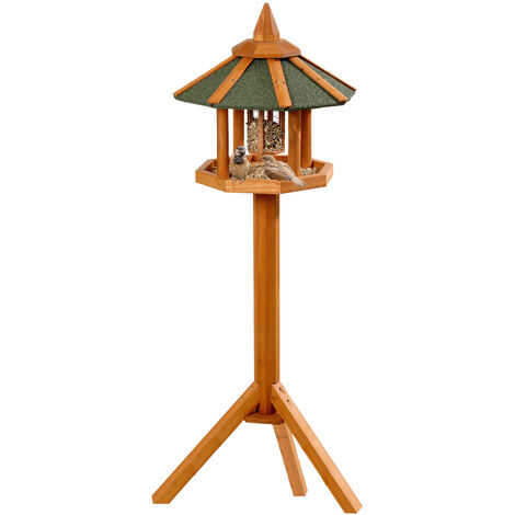 K COMEDERO DE AVES-RIVET BIRD´S WORLD WILD 44 X 44 X 132CM MADERA NATURAL
