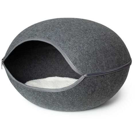 K CUEVA GATO INNU FELT, ANTRACITA L: 60 CM AN: 57 CM AL: 41 CM