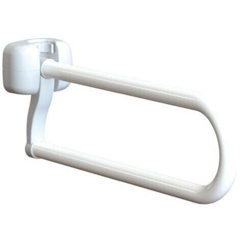 K DESIGN Corrimano Da Bagno Ribaltabile Bianco
