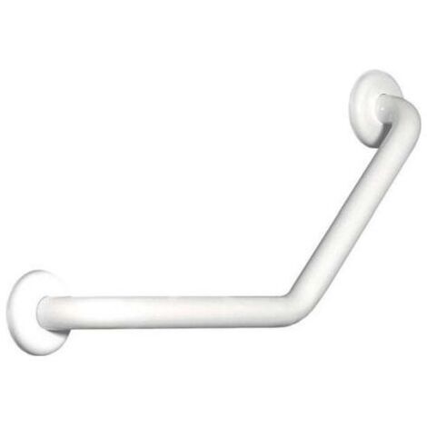 K Design Corrimano per Bagno Angolare 45 Gradi Bianco