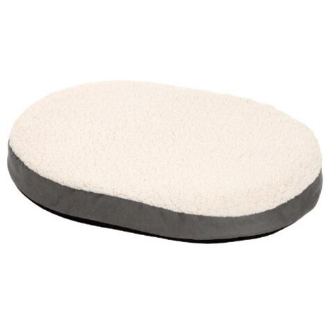 K letto viscolastico, cuscino ovale, grigio 55 x 40 x 7 cm