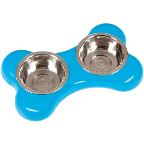 K PLATO HUESO AZUL 36 X 22 X 8CM 2 X 500ML