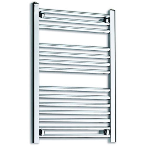 Kartell Chrome 800mm x 300mm Straight 25mm Towel Rail - 25STR308C
