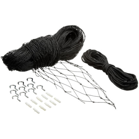 K RED DE SEGURIDAD PARA GATOS, NEGRO 2 X 2 M
