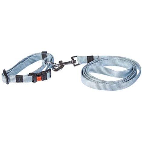 K Set per il collare e il cucciolo di Correa, blu 15mm 20-40 cm, 120 cm
