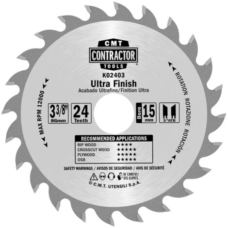K02403 ITK-CONTRACTORS HW 3-3/8inx0.043inx15mmBORE Z24ATB