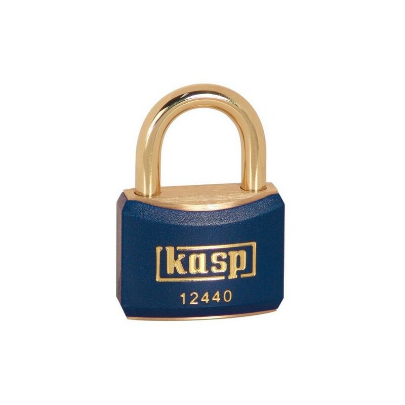 Kasp - K12440BLUD Brass Padlock 40mm Blue