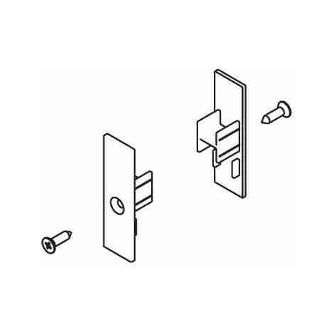 K1536 Kit de linteau Profil de plinthe 1522 pour porte vitrée DITEC ENTREMATIC K1536