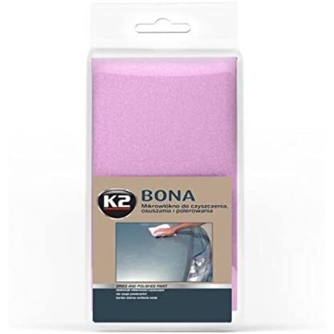 K2  Bona paño de Microfibra, Gamuza de Limpieza, tamaño: 40  x 40  cm, 340  g/m2, Ideal para la Auto Cuidado, Ventana, Cristal, presupuesto, Hogar, fuselt No