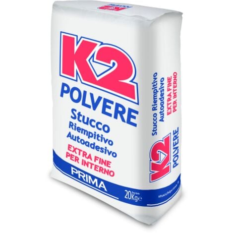 K2 cf 20 kg de charge de remplissage en poudre extra fine pour usage interne interne