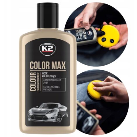 K2 Color Max Autowachs Farbpaste 250 ml Schwarz