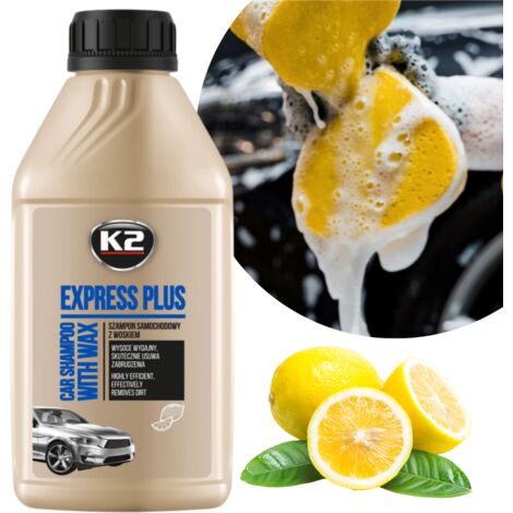 K2 EXPRESS PLUS Autoshampoo mit Wachs 500ml Hochergiebig