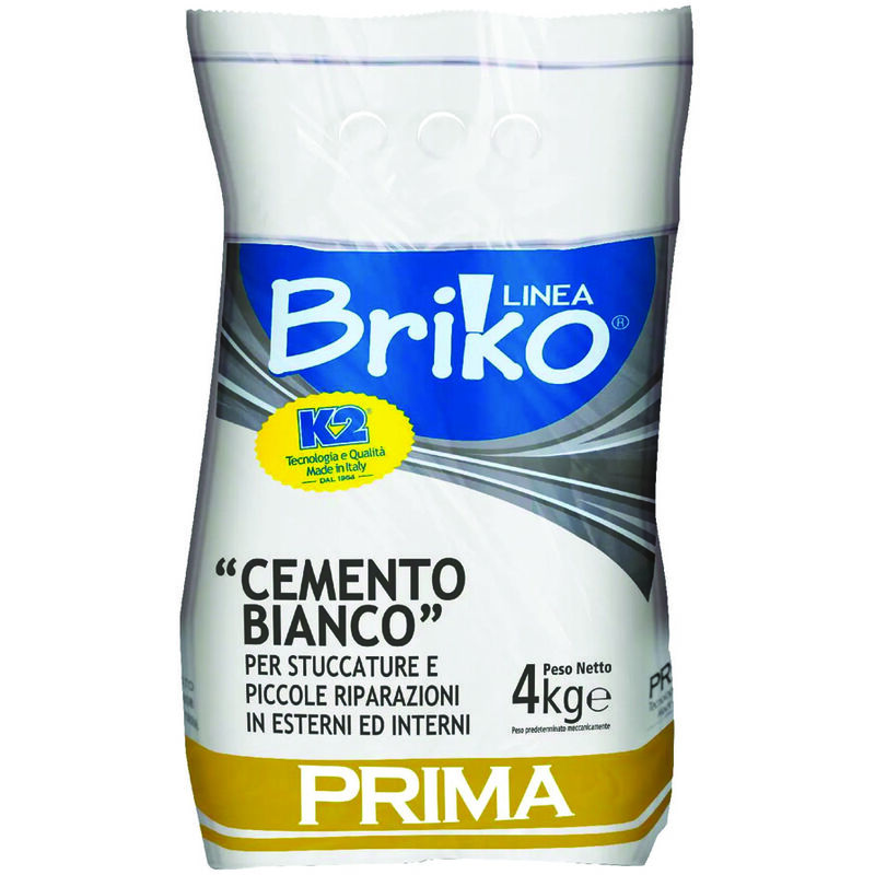 Image of Linea briko cemento bianco in polvere - kg.4 in sacco - K2