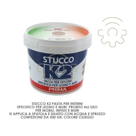 K2 mastic couleur cerise 500 gr prA t A  l&39emploi pour les murs en bois spatule brosse spray