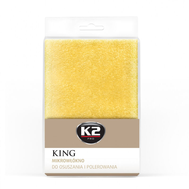 Serviette en microfibre K2 KING pour le séchage de la carrosserie 40 x 60 cm