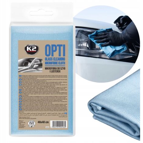K2 Opti Microfibra detergente per vetri e specchi 40x40 cm Alta qualità