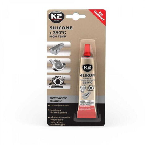 K2 ROTES SILIKON 21g Hochtemperatur +350°C
