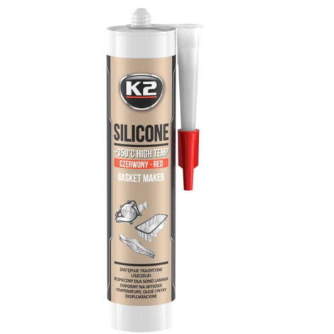 K2 SILICONE ROSSO 300g alta temperatura +350°C