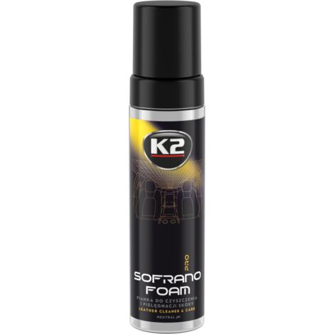 K2 SOFRANO FOAM PRO Espuma limpiadora para el cuidado del cuero 200 ml
