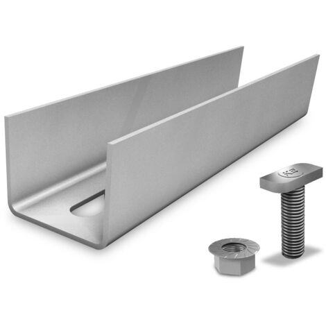 K2 Systems Schienenverbinder 1004109 Set SolidRail Medium und Alpin