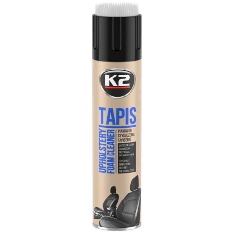 K2 TAPIS + CEPILLO DE ESPUMA PARA LIMPIEZA DE TAPICERÍA