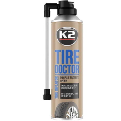K2 TIRE DOCTOR 400 ML Gonfia gli pneumatici a terra