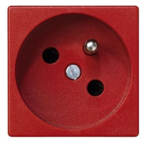 K45 Steckdose mit Erdung 16A/230V, rot Connect