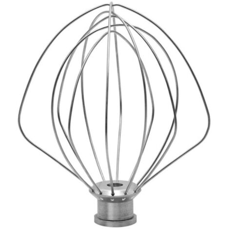 K45WW Fouet à Fils en Acier Inoxydable Compatible avec Kitchen-Aid Mélangeur mélangeur à Crème aux œufs pour 4.5qt