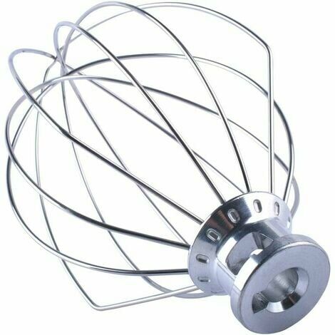 K5AWW Schneebesen, kompatibel mit KitchenAid 15,5 cm Original Profi-Küchenmaschine mit Schüsselheber 5QT, ersetzt WPW10731415