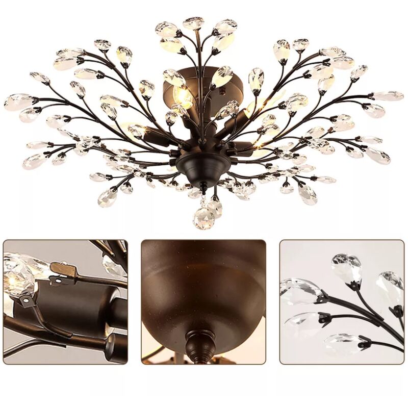 Senderpick - K9 cristal plafonnier led plafonnier lustre salon éclairage