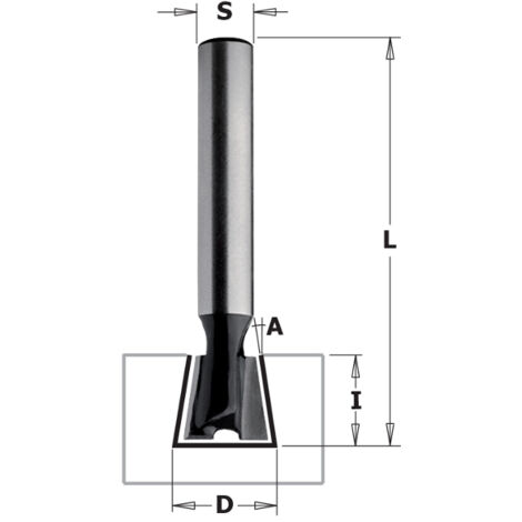 K918-127 FRESA PARA JUNTAS A14 HW Z2 S=8 D=12.7X12X45 DX