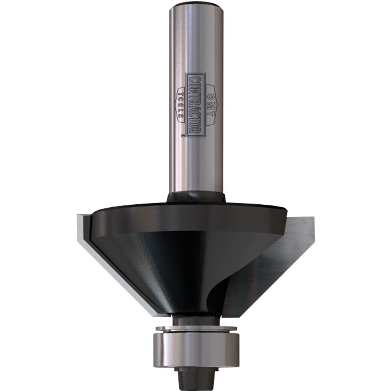 CMT - fresa x smussare 45° c/cusc. hw Z2 S=8 D=35x15x56 dx