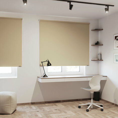 Estor Enrollable Viewtex Sundusk Opaco Termico/Oscurante Blanco 180 X 190cm