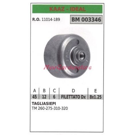 KAAZ cloche d'embrayage pour taille-haie Tm 260 275 310 320 003346