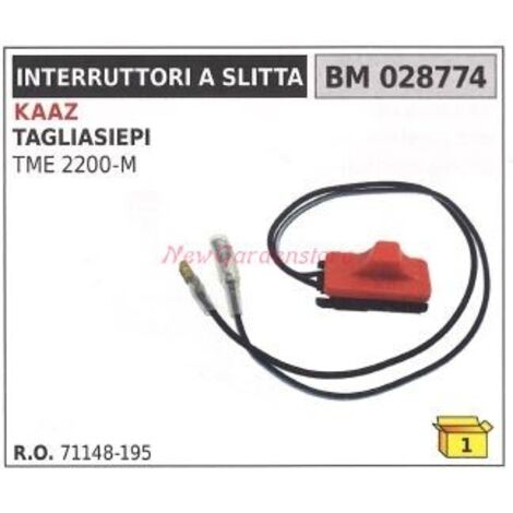 KAAZ interrupteur à glissière TME 2200 M taille-haie 028774