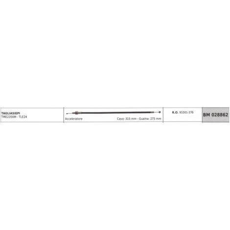 KAAZ TME2200M TLE24 câble d'accélérateur 315 mm gaine 275 mm