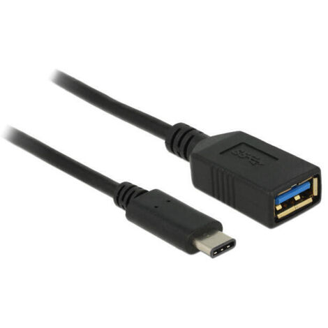 KAB Adapter USB-C  USB3.1 (ST-BU) 0,15m DeLOCK Black