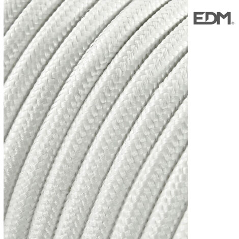 Kabel cordon tubulaire 2x0,75mm c01 white 5mts