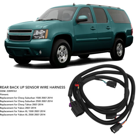 Kabel für den hinteren Einparksensor 22899761 für Chevrolet Suburban, Tahoe, Yukon, Kompatibilität 2007–2014