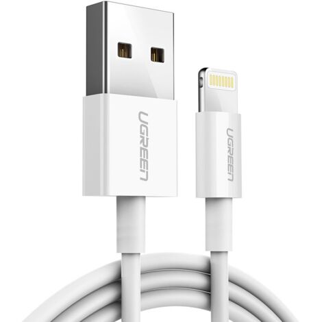 Kabel für iPhone USB - Lightning MFI 1m 2,4A weiß