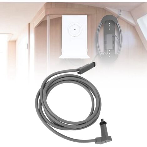 [Kabel] Professionelles Kabelmanagement-Zubehörset, 1,8 m Clips (Rechteckiges Satellitenkabel V2 Ersatz, stabile Verbindung, Gummi, Kupfer, Kunststoff, 4 Drahtnägel)