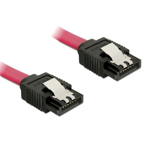 Kabel SATA gerade/gerade 10cm Verwendung:  Embout von SATA-Festplatten / -Laufwerken ans Mainboard